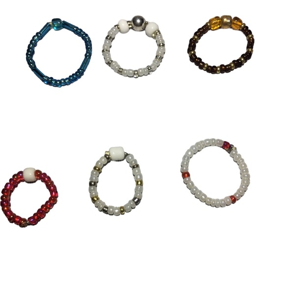 Homemade Beaded Rings - Picture 3 of 3